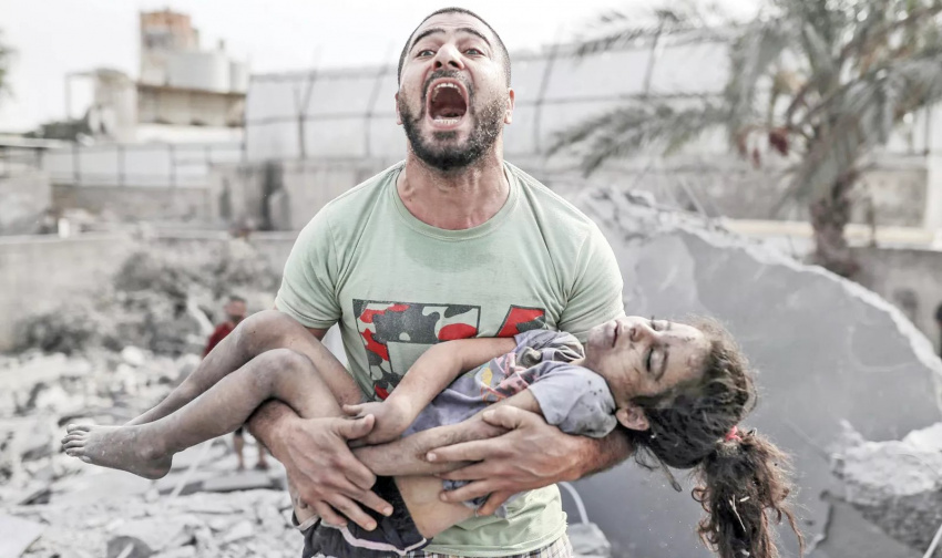 عکس‌های تازه از غزه در یک وضعیت جهنمی
